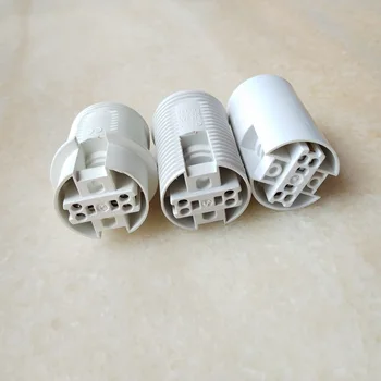 4pieces/daug E14 juoda/balta plastiko, tvirtinimo tipo lempos laikiklis kištukinis lizdas su M10 galinį dangtelį lampholder lankstus 2A 110V, 220V