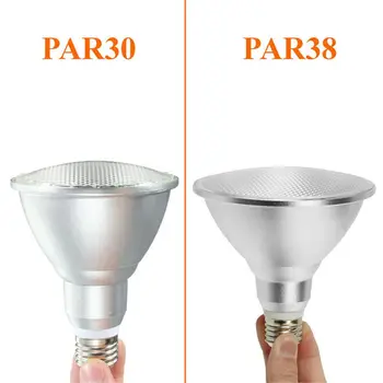 4X Pritemdomi RGB PAR30 PAR38 Par Šviesos E27 15W 25W LED Prožektoriai, Lemputės Potvynių Lempos Nuotolinio Valdymo Spalvinga Namų Puošmena 85-265V