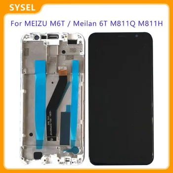 5.7 colių MEIZU M6T Meilan 6T LCD Ekranas Jutiklinis Ekranas skaitmeninis keitiklis skydų Surinkimo M811Q M811H Ekranas