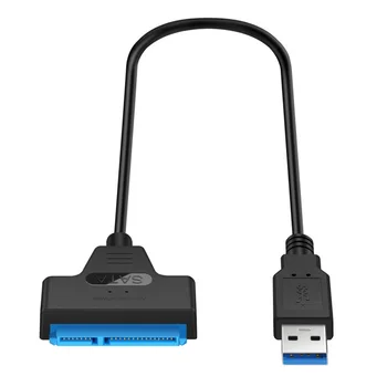 5 Gbps Nešiojamieji kompiuteriai USB 3.0 2,5 SATA Priedai 15 Pin Konverteris Staliniai kompiuteriai kaupiklis SSD Adapteris Kabelio Išorinį Standųjį Diską