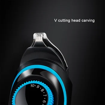 5 In 1 Plaukų Clipper LCD Skaitmeninis Ekranas Bevieliuose Elektros Nosies, Ausų Barzda Žoliapjovės Profesionali Įkraunama Plaukų Skustuvas Cutter