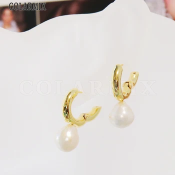5 poros auskarai gamtos gėlo vandens perlų priedų derinys spalvų auskarai bižuterijos moterų 51112