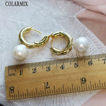 5 poros auskarai gamtos gėlo vandens perlų priedų derinys spalvų auskarai bižuterijos moterų 51112