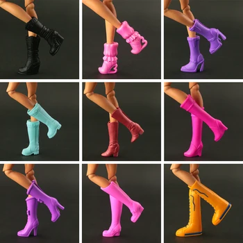 5 poros ir daug Naujų originalus batai, Mix Stiliaus Derinys Spalvų Batai ilgas Įkrovos Barbie Lėlės