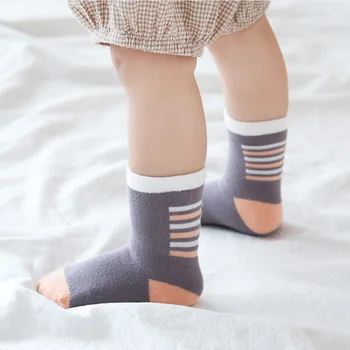 5 poros vaikai medvilnės kojinės 2019 žiemos mergaitės berniukai bamblys animacinių filmų kojinės naujagimiui baby Vaikų fox gyvūnų šiltas mokyklos kojinės