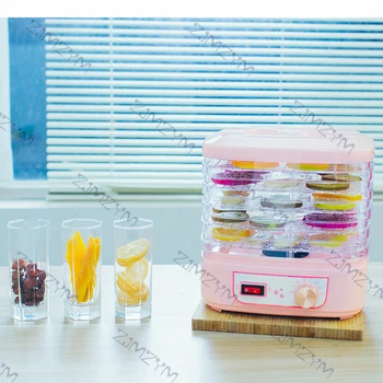 5 Sluoksnis Namų Mini Food Dehydrator Temperatūra Reguliuojama Vaisių, Daržovių Džiovinimo Mašina Užkandžiai Naminių Gyvūnėlių Maisto Džiovintuvas Mašina