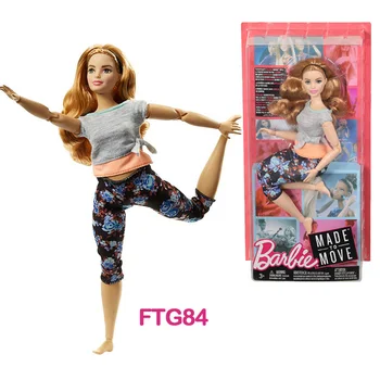 5 Stilių, Originalias Barbie Bendras Judėjimas Lėlės, Gimnastika, Joga Šokėja Futbolo Žaidėjas Barbie Lėlės Vaikų Švietimo Žaislas Mergina Dovana