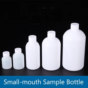 50-100mL Mažos Burnos Plastiko Reagento Buteliuką HDPE Mėginio buteliukas su vidinio dangtelio laboratorija