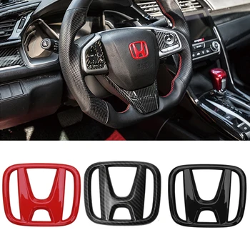 50*40MM ABS Emblema Lipdukas Honda Civic Miesto Pažvelgti Sutarimu Odyssey CRV Pilotas Įkvėpti Auto Vairas Ženklelis Priedai