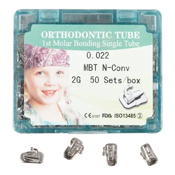 50 Rinkiniai, Dantų Ortodontija, Dantų Burnos Vamzdelis 1 Bondable Ne Convertible 