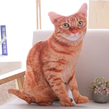50cm 3D Modeliavimas Cute Kačių Pagalvėlė Padengti Sofa /seat/lovos/car /hotel Namų Puošybai Pagalvės užvalkalą Apima