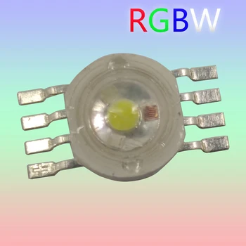 50pcs/ 12W RGBW 4in1 LED lemputė karoliukai etapą par led šviesos karoliukai