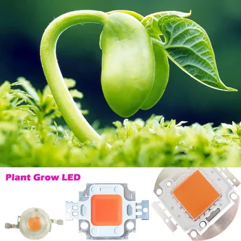 50pcs 1W 3W led grow light chip visą spektrą 400nm-840nm Kambarinių Augalų Daigų Augti ir Gėlių