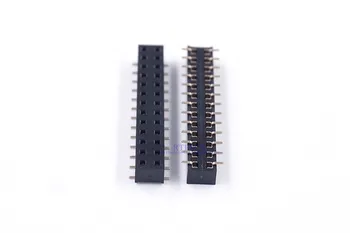 50pcs 2.54 mm PCB Moterų Antraštė Dual Eilės Pin Header SMD /SMT 2x13 26 Pin Izoliatorių Aukštis 5.0 mm Žemo profilio Tiesiai PCB