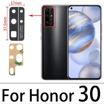 50Pcs/Daug, Kameros Stiklo Huawei Honor 10 10i 20 20i 20s 30 30s Pro Lite V30 Peržiūrėti 30 X10 Galiniai Atgal Kameros Objektyvo Stiklas + Lipdukas