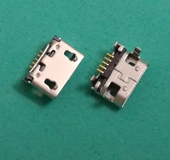 50pcs/daug Micro 5pin USB Jungtis įkrovimo lizdas kištukinis lizdas prijunkite dock for lenovo A10-70 A7600H A7600 A370E S910 A3000H A3000