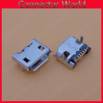 50pcs Mini Micro USB jungtis jack Mokestį, Apmokestinimo Uosto lizdo prijunkite dock For Jiayu G4 G4T G4S G2 G5 Protingas mobilusis telefonas