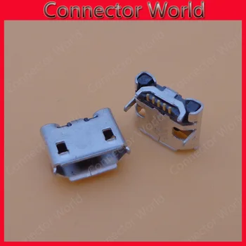 50pcs Mini Micro USB jungtis jack Mokestį, Apmokestinimo Uosto lizdo prijunkite dock For Jiayu G4 G4T G4S G2 G5 Protingas mobilusis telefonas