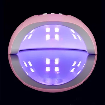 54W USB Laikmatis Manikiūro Lempa Nagų Dailės Mašina, Džiovintuvas UV 18 LED Ekranas, Saulės Šviesos Fototerapijos Plastiko LED Šildymo Lempa