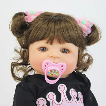 55cm Full Silikono Kūno Reborn Baby Doll Su Rabbit Žaislas Vinilo Naujagimių Princesė Mažylis Gyvas Kūdikiams Bebe Mergina Gimtadienio Dovana