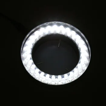 56 LED Reguliuojamas Žiedo Žibintas šviestuvas Lempa STEREO, ZOOM Mikroskopą