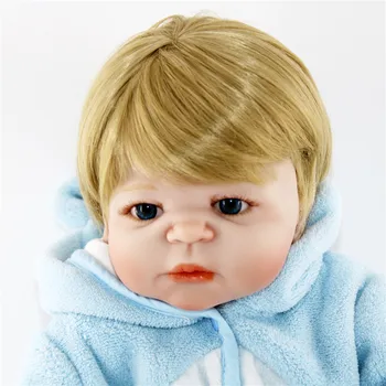 57cm Bebes Reborn Lėles Realus Visą Silikono Kūdikis reborn berniukas Lėlė Minkštas Pliušinis Drabužius nekilnojamojo gyvas Lėles Merginos Partneris