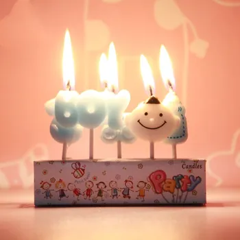 5pc Tortas Topper Žvakės Animacinių filmų Amatų Mielas Gyvūnų Gimtadienio Žvakės Šalies Prekių Vaikas Dovanų Aplinkos Apsaugos Baby Vaikų
