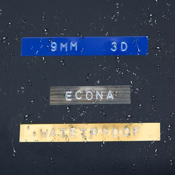5PK 9MM 3D Įspaudas Juostos Plastikiniai 3D Įspaudas Etiketės Juostos Baltos Aukso Suderinama Dymo Įspaudas Label Maker 