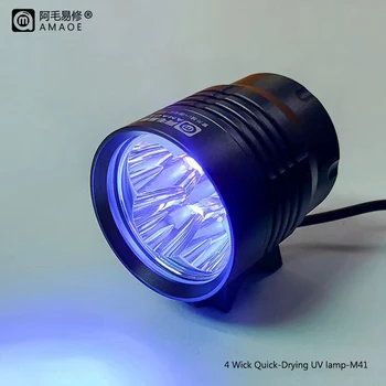 5V 4 Viko USB Greitas Džiovinimas UV Klijai Kietinimo Lempa LED Ultravioletinė Žalios Naftos Gydant Džiovintuvas Raudonos Šviesos plokštės Remontas