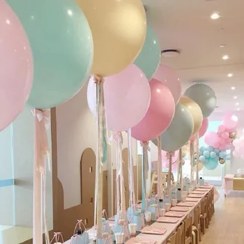 5vnt 24 colių macaron balionas candy spalva kūrybingi gimtadienio susitarimą arkos, balionų dekoravimas vestuvių reikmenys