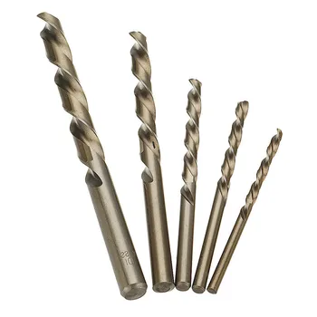 5vnt 4-10mm HSS M35 Kobalto Twist Drill Bit 4/5/6/8/10mm Metalo, Nerūdijančio Plieno, Aliuminio, Vario