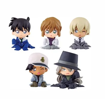 5vnt/daug Anime Detective Conan PVC veiksmų skaičius, kolekcines, modelis žaislai brinquedos dovana