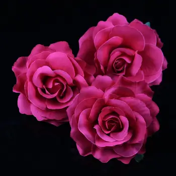 5VNT/daug Dirbtinių Rožių Žiedų Galvučių Urmu Velvet rose Vestuvių Rose Red Rose Netikrą gėlės Apdailos, Aukštos Kokybės
