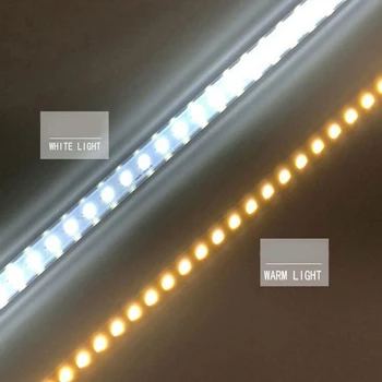 5vnt LED Lempos, Virtuvė Lemputė 220V 72LEDs LED Juosta Lemputės Aišku, Shell luces led lampara Šalta balta Šilta Balta Sienų Dekoro Lempos