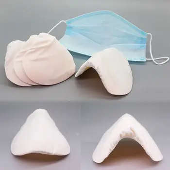 5vnt Magija Veido Kaukė Kvėpuojantis Skliaustuose Burnos Kaukę, Patogūs 3D Nosies Formos Anti-rūko Kaukė Rėmo Laikiklį, Daugkartinio naudojimo