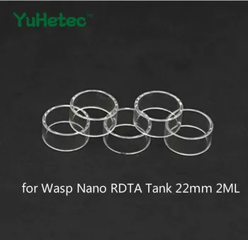 5VNT Originalus YUHETEC Stiklo Vamzdelis Wasp Nano RDTA Bakas 22MM 2ML/WASP NANO RTA 23 mm 2ml/Wasp Nano MTL RTA