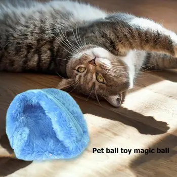 5vnt Pet Elektros Žaislas Kamuolys Magic Roller Ball Žaislas, Automatinė Roller Ball Šuo, Katė Pet Žaislas Augintiniui Interaktyvūs Žaislai katėms kitten