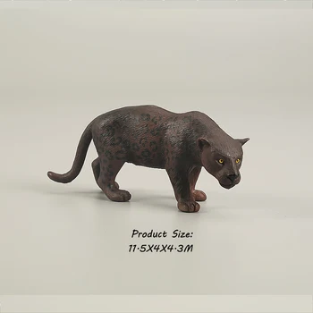 5VNT Realus Laukinių Gyvūnų Duomenys Panther su Jaunikliais Gyvūnų Modelio Figūrėlės Partija Pasisako Švietimo Modelio Surinkimo Žaislai