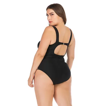 5XL Plius Dydis maudymosi kostiumėlį Moteris vientisi Maudymosi Kostiumą, Moteris Backless Riebalų Monokini Moterų Big Retro Plaukti Dėvėti 2021 Paplūdimio Kostiumas