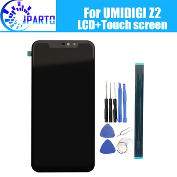 6.2 colių UMIDIGI Z2 LCD Ekranas+Touch Ekranas Originalus Išbandyti LCD skaitmeninis keitiklis Stiklo plokštės Pakeitimas UMIDIGI Z2