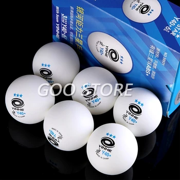 60 kamuolius YINHE 3-žvaigždučių stalo teniso kamuoliuką ABS 40+ nauji plastikiniai ITTF Patvirtintas YINHE ping pong kamuolius