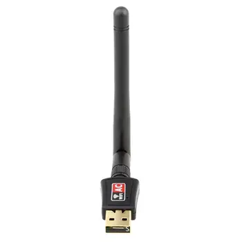 600Mbps 2.4 G/5.8 G Dual-band Wireless Korta USB Wifi Adapteris Wifi Antenos Imtuvas Siųstuvas PC/TV Box