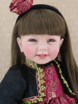 60cm Silikono Reborn Baby Girl Lėlės, Žaislai Tikroviška 24inch Vinilo Vaikiška Šypsena Princesė Kūdikių Lėlės Puikus Gimtadienio Dovana Metu