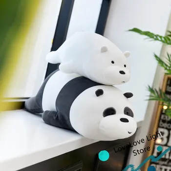 60cm Stovi Plikas Lokys Pliušiniai Žaislai Animacinis Žaislas Panda Pagalvę Linkę Turėti Lėlės Pliušinis Žaislas Vaikams Mergina Gimtadienio Dovana Pagalvės Žaislas, Lėlė