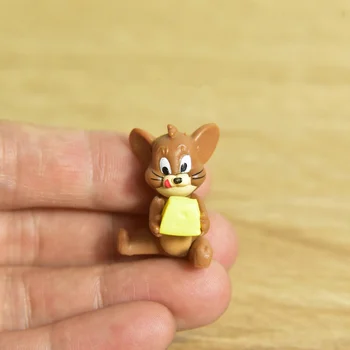 60piece 3cm labai mažas, mielas pelės jerry valgyti Sūrio surinkimo žaislai džeris subminiature pav veiksmų žaislai