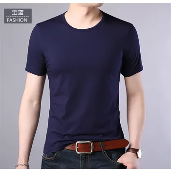 6207-trumparankoviai marškinėliai, vyriški 6 vasaros nauja tendencija korėjos versija medvilnės pavasarį vyrų apvalios kaklo pusė rankovėmis drabužius