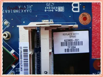 623909-001 HP G56-108SA CQ56-109WM Nešiojamojo KOMPIUTERIO Compaq CQ56 Plokštė DDR2 GL40 mikroschemų rinkinio DAAX3MB16A1 Išbandyti Geras