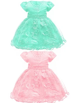 66cm Baby Girl Dress atgimsta vinilo naujagimiui princesė lėlės suknelė fotografijos drabužių, krikšto suknelė lėlės priedai kostiumas