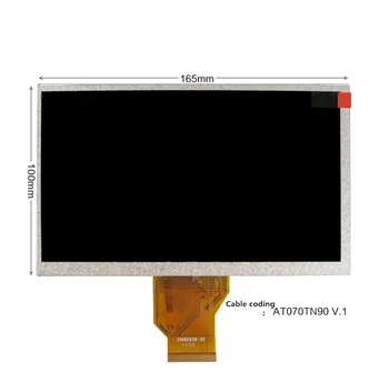 7 colių AT070TN92 V. X AT070TN90 LCD screen automobilinis Ekranas 165*100 4-varžinio jutiklinis ekranas Automobilio navigacijos DVD LCD