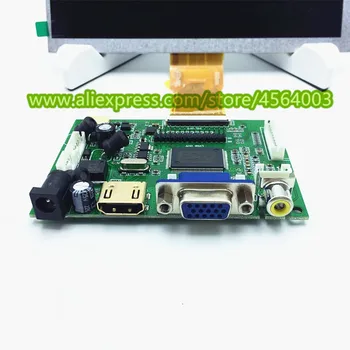 7 colių Didelės raiškos 1024*600 LVDS Aviečių Pi 7300101463 E231732 LCD ekranas stebėti vairuotojas valdybos kontrolės HDMI VGA 2AV rinkinys